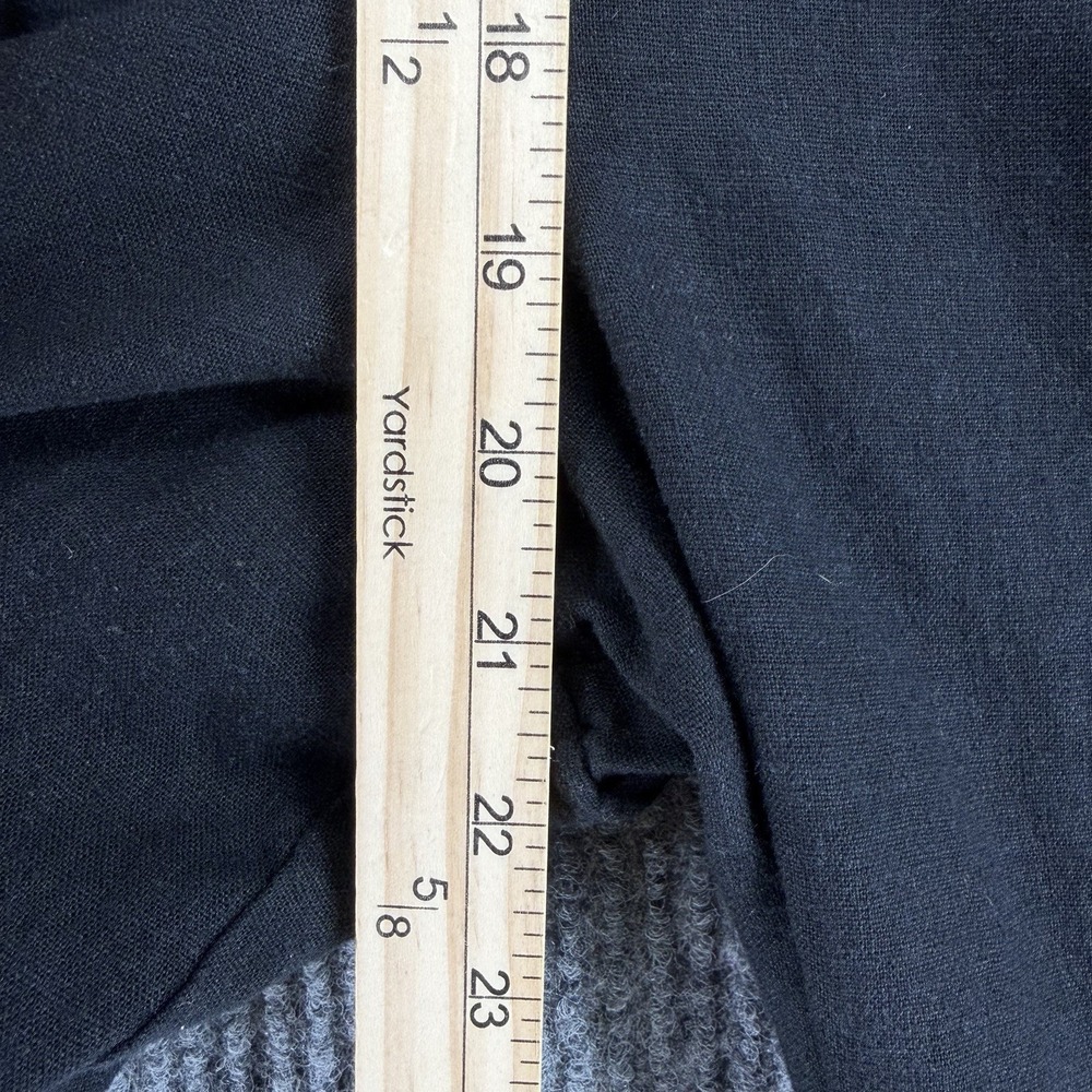 Simply Vera linen blend black wide leg jumpsuit minimalist chic elegant timeless - Picture 11 of 13